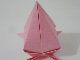 怎么折紙桃子的方法 立體桃子的折法圖解