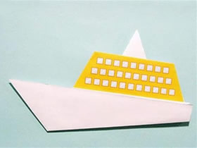幼兒怎么折紙小船圖解 簡單小船的折法教程