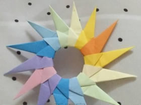 多角飛鏢怎么折圖解 兒童手工折紙飛鏢的方法