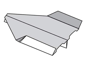 怎么折紙平穩又持久紙飛機的折法圖解步驟