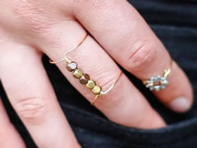 怎么用金屬絲DIY制作簡易戒指的方法教程