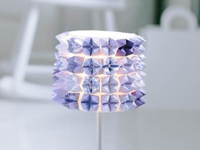 怎么折紙精美創意燈罩的折法圖解教程