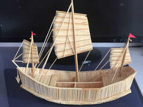 帆船模型的制作方法
