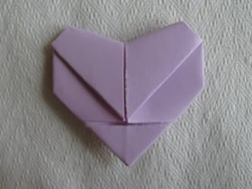 折紙表白愛心的方法圖解