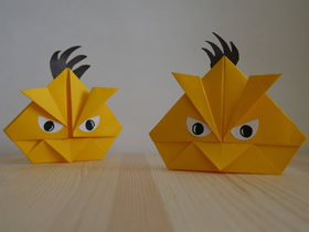 [視頻]憤怒的小鳥折紙方法