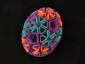 怎么折紙Snapology蛋的折法步驟圖解過程